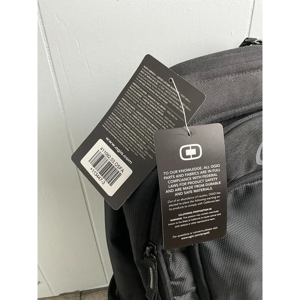 Ogio Logan Padded Backpack Laptop Bag 411092 Black PGA Tour Championship NWT